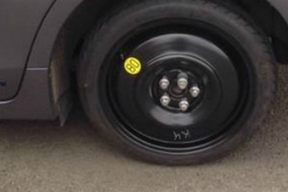 honda jazz space saver wheel