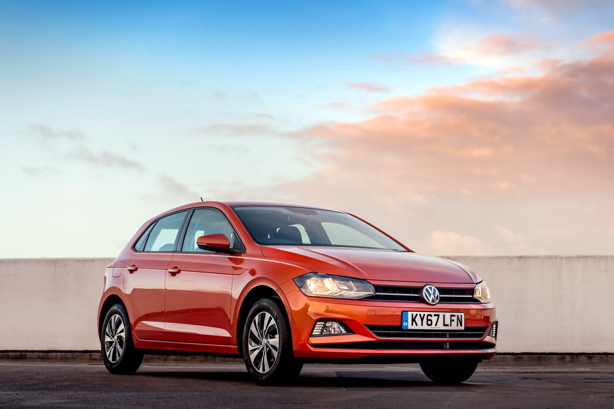 volkswagen polo orange colour