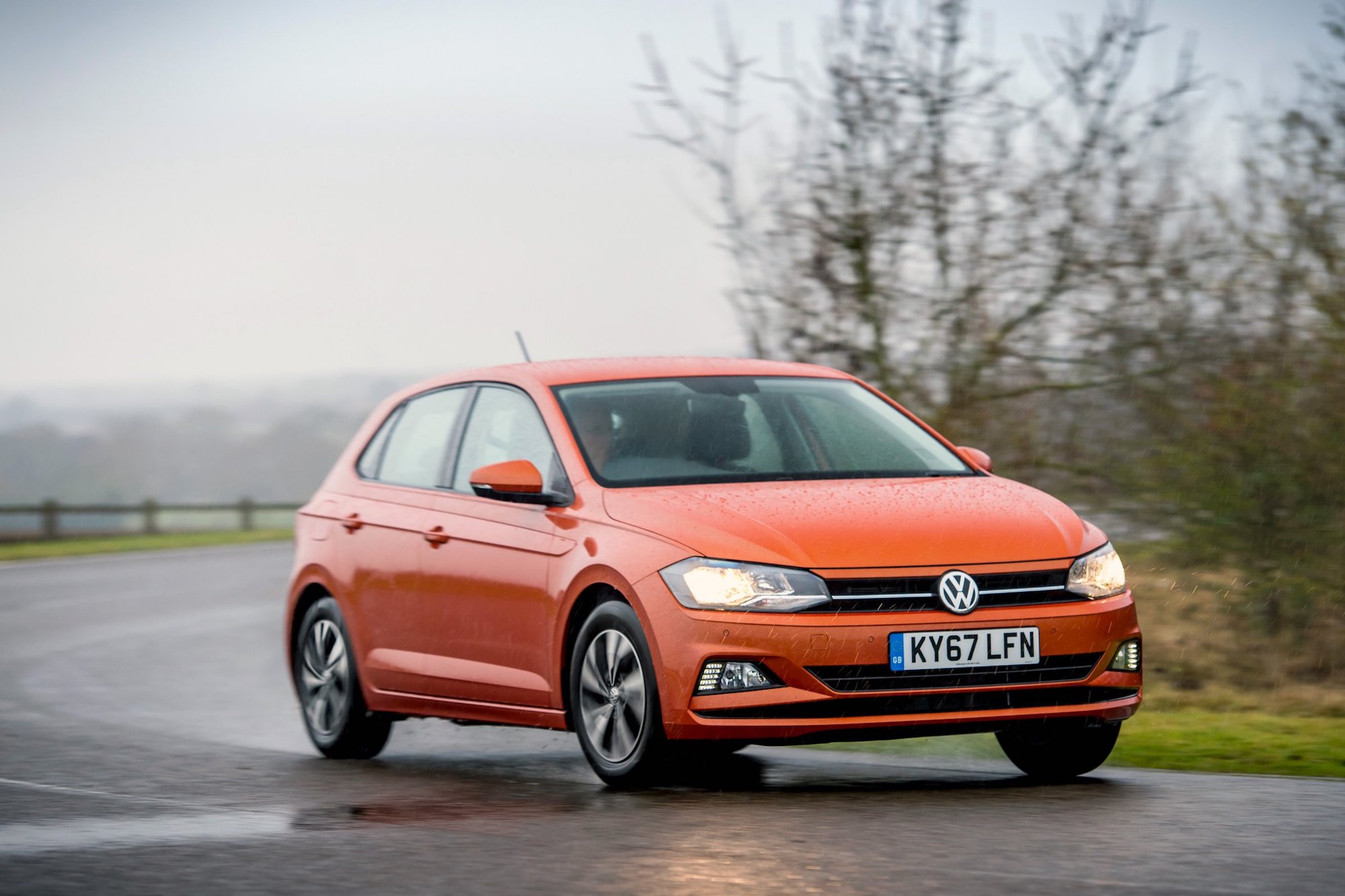 energetic orange polo